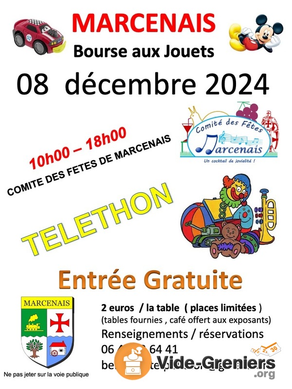 bourse aux jouets - TELETHON 2024