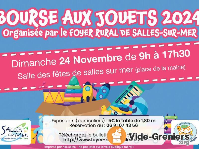 Bourse aux jouets uniquement