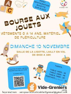 Photo de l'événement Bourse aux jouets, vêtements de 0 à 14 ans et puériculture