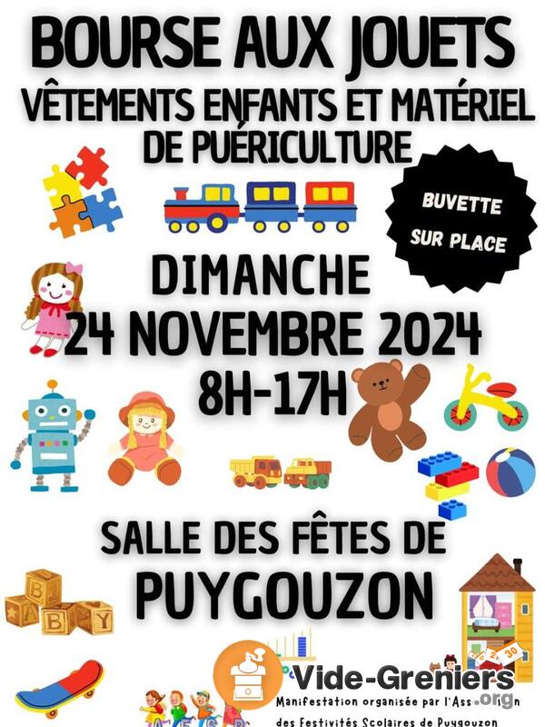 Bourse aux jouets vêtements enfants materiel de puériculture