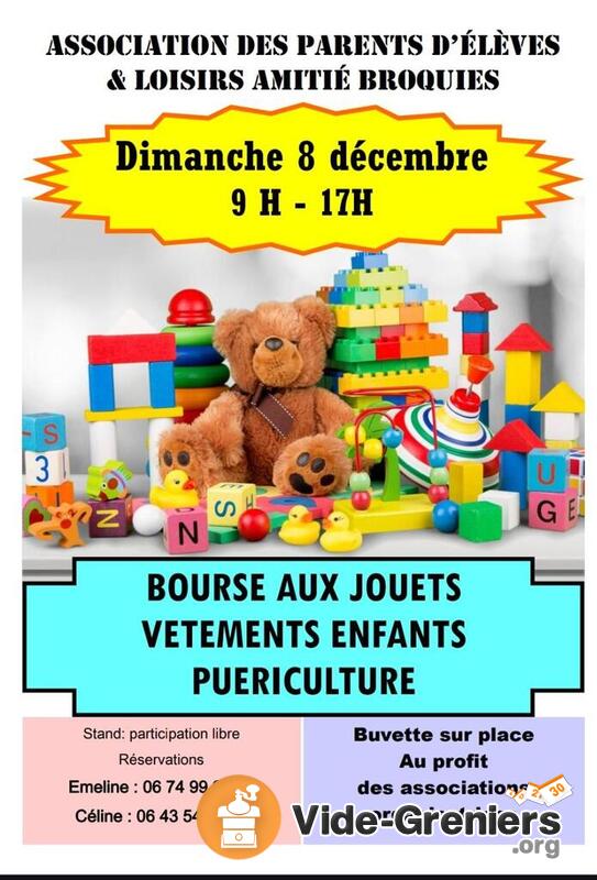 Bourse aux jouets vêtements enfants puériculture