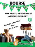 Bourse aux jouets, vêtements et articles de sport