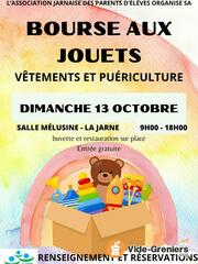 Bourse aux jouets, vêtements et puériculture