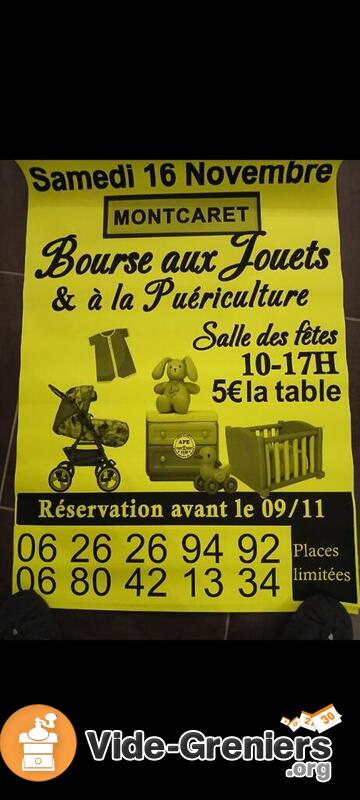 Bourse aux jouets, vêtements et puériculture