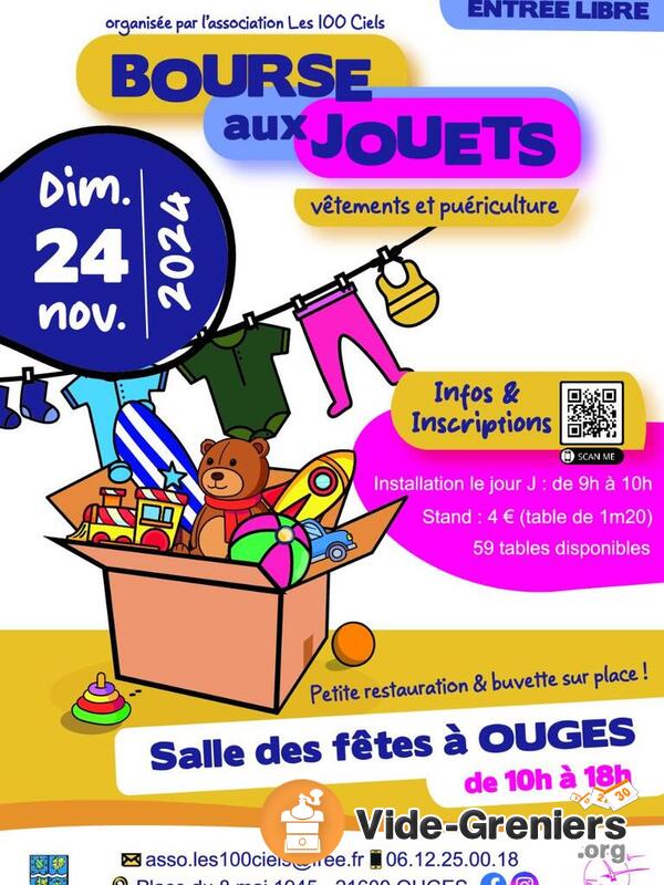 bourse aux jouets, vêtements et puériculture