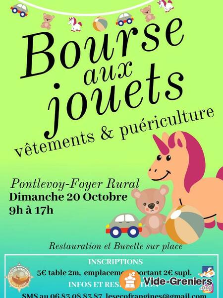 Bourse aux jouets, vêtements et puériculture