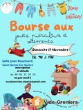 Bourse aux jouets, vêtements et puériculture