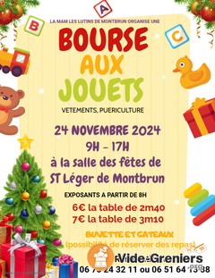 Bourse aux jouets, vêtements et puériculture