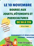 Bourse aux jouets vêtements puériculture