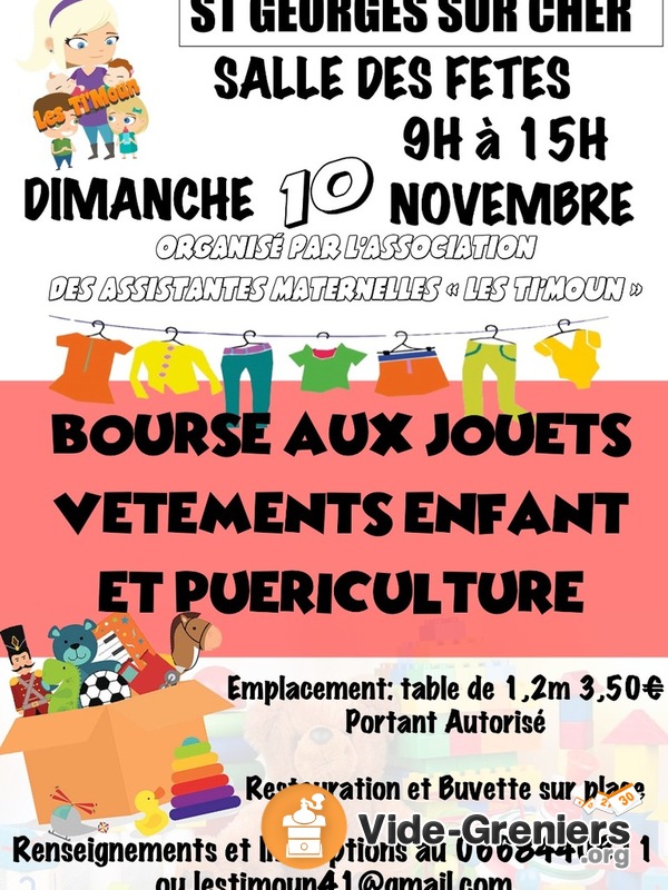 Bourse aux jouets vêtements puériculture