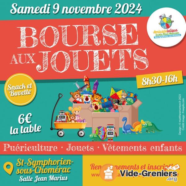 Bourse aux jouets - vêtements - puériculture