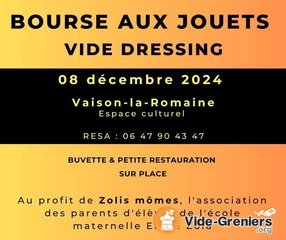 Photo de l'événement Bourse aux jouets - vide dressing - APE ZOLIS MOMES