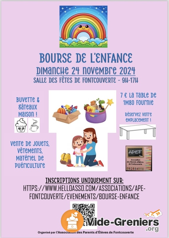 Bourse à l enfance