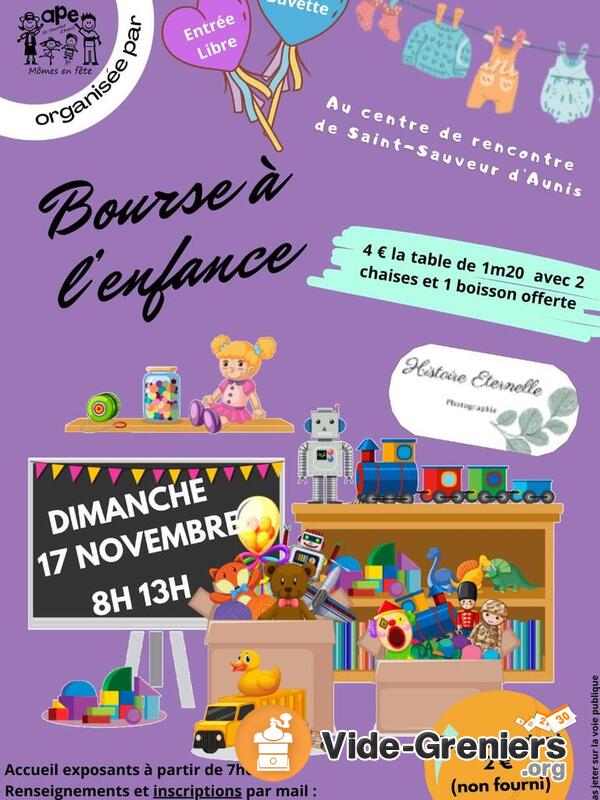 Bourse à l'enfance