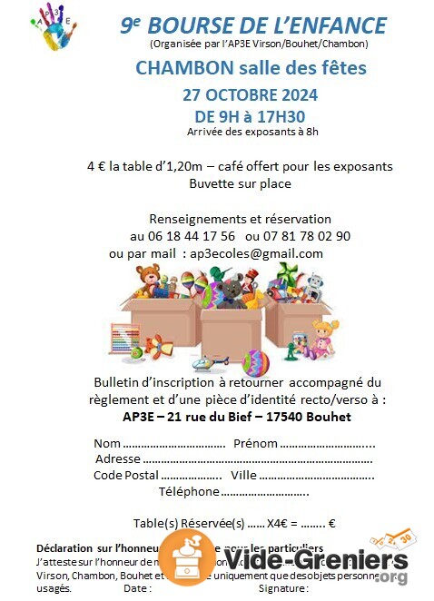 Bourse de l'enfance AP3E