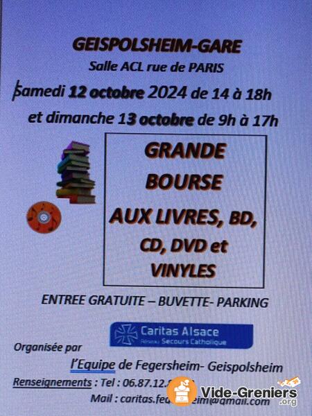 Bourse aux livres CARITAS, CD, DVD, vinyls