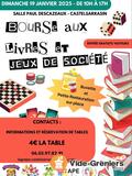 Bourse aux livres et jeux de société