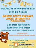 Bourse petite enfance, vêtements, jouets, puériculture