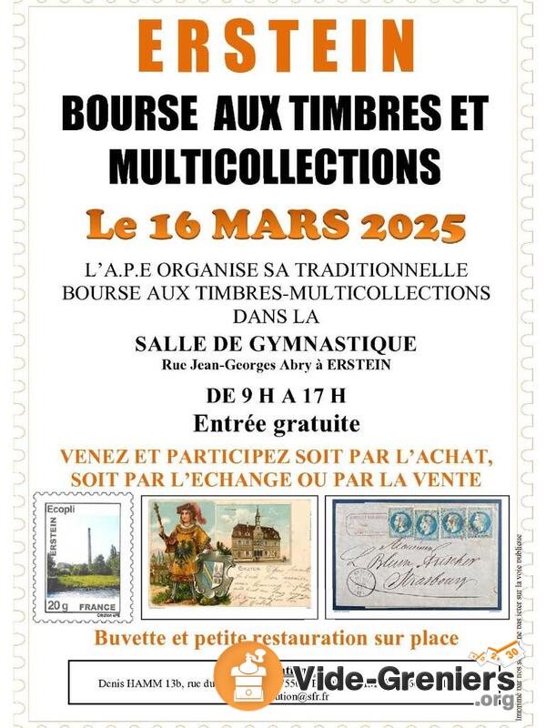 Bourse Philatélique et Multi collections Erstein