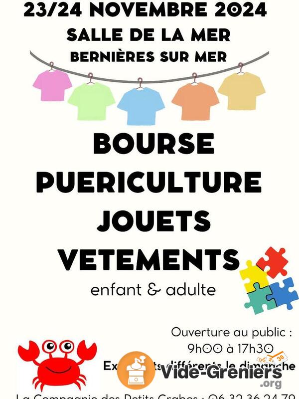 Bourse puériculture, jouets et vêtements enfant et adulte