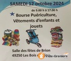 Bourse puériculture, jouets et vêtements enfants