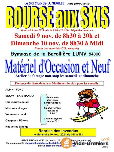 Bourse aux skis