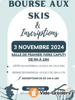 Photo de l'événement Bourse aux skis et Inscriptions