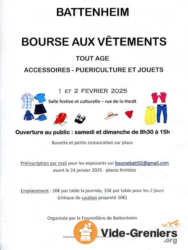 Bourse aux vêtements