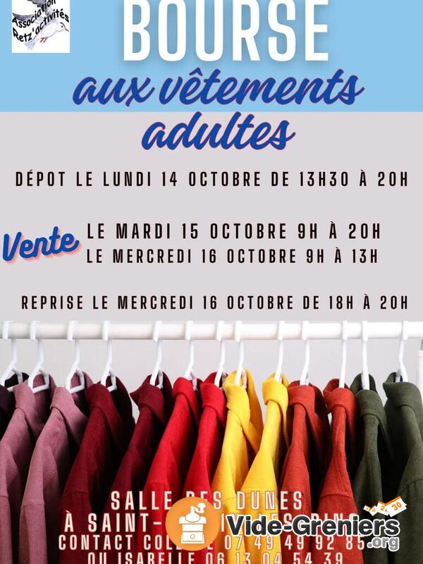 Bourse aux vêtements adultes