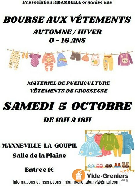 Bourse aux vêtements Automne-Hiver (0-16 ans)