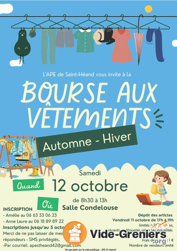 Bourse aux vêtements automne-hiver