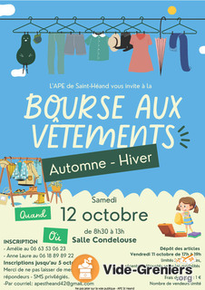 Photo de l'événement Bourse aux vêtements automne-hiver