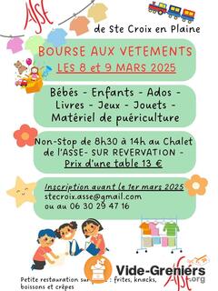 Photo de l'événement Bourse aux vêtements (bébés, enfants, ados, jouets ...)