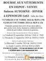 Photo Bourse aux vetements en depot vente saison automne-hiver à Épinouze