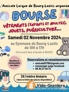 Photo de l'événement Bourse aux vêtements (enfants-adultes), jouets, puériculture