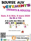 Photo Bourse aux vêtements enfants et adultes à Pfaffenheim