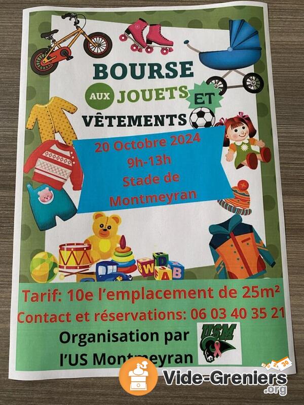 Bourse vêtements et jouets