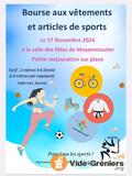 Photo Bourse aux vêtements et matériel de sports à Moyenmoutier