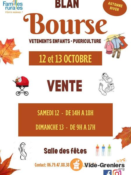 Bourse aux vêtements et puériculture