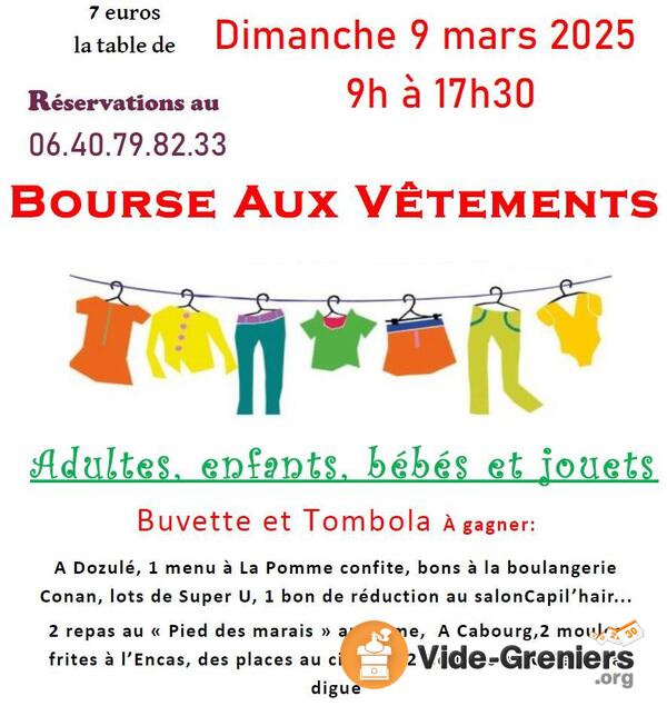 bourse aux vêtements, jouets