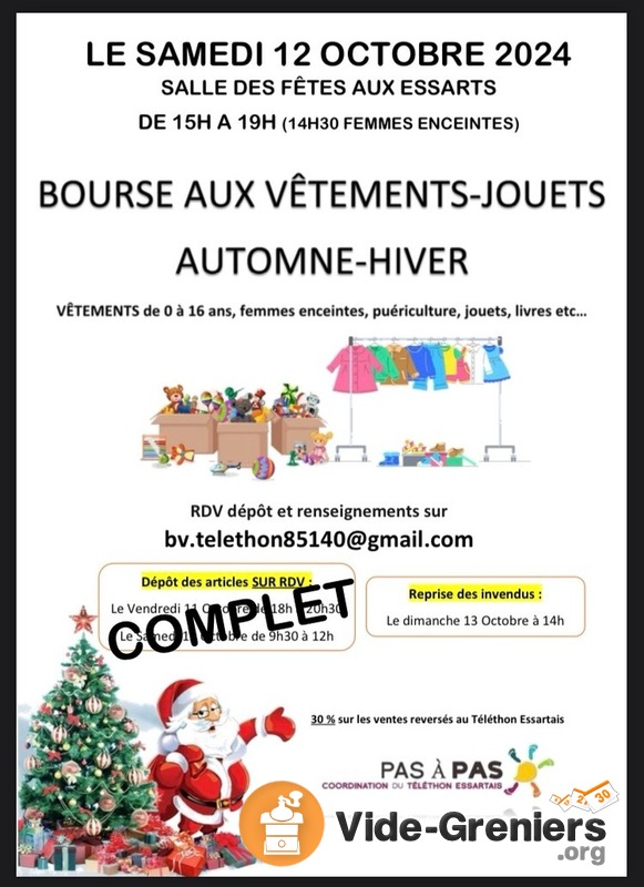 Bourse aux vêtements jouets