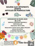 Bourse aux vêtements jouets articles de puériculture