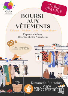 Photo de l'événement Bourse aux vêtements, jouets et accessoires de puériculture