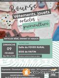 Bourse aux vêtements, jouets et articles de puériculture