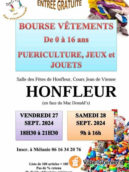 Bourse vêtements jouets et puericulture