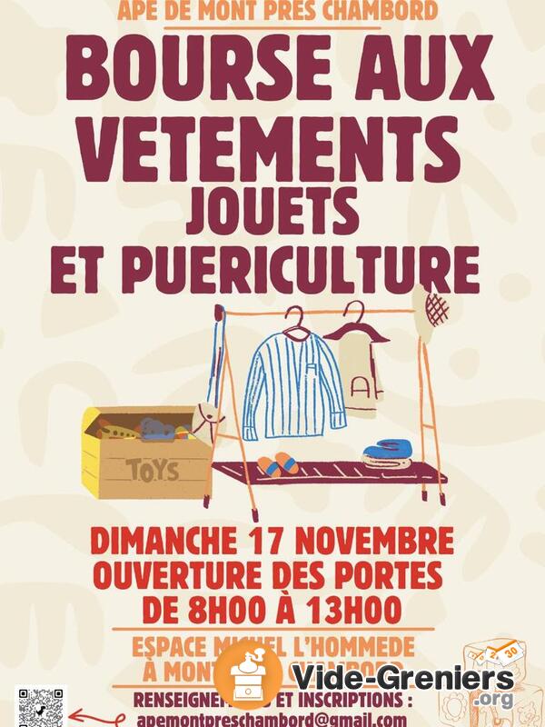 Bourse aux vêtements jouets et puériculture