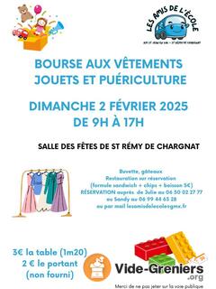 Photo de l'événement Bourse aux vêtements jouets et puériculture