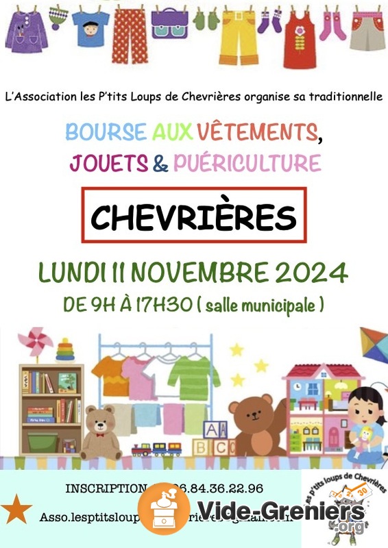 Bourse aux vêtements, jouets et puéricultures