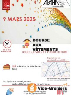 Photo de l'événement Bourse vêtements, jouets ,livres et puériculture