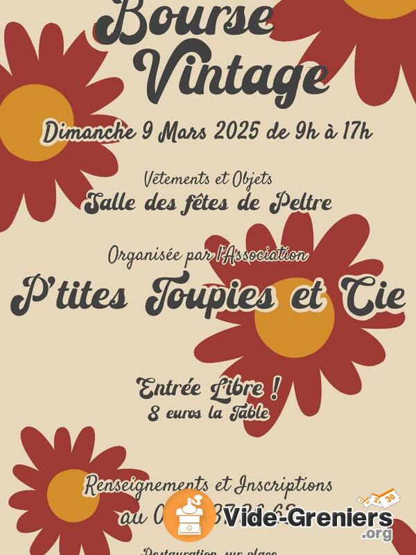 bourse vintage vêtements et objets